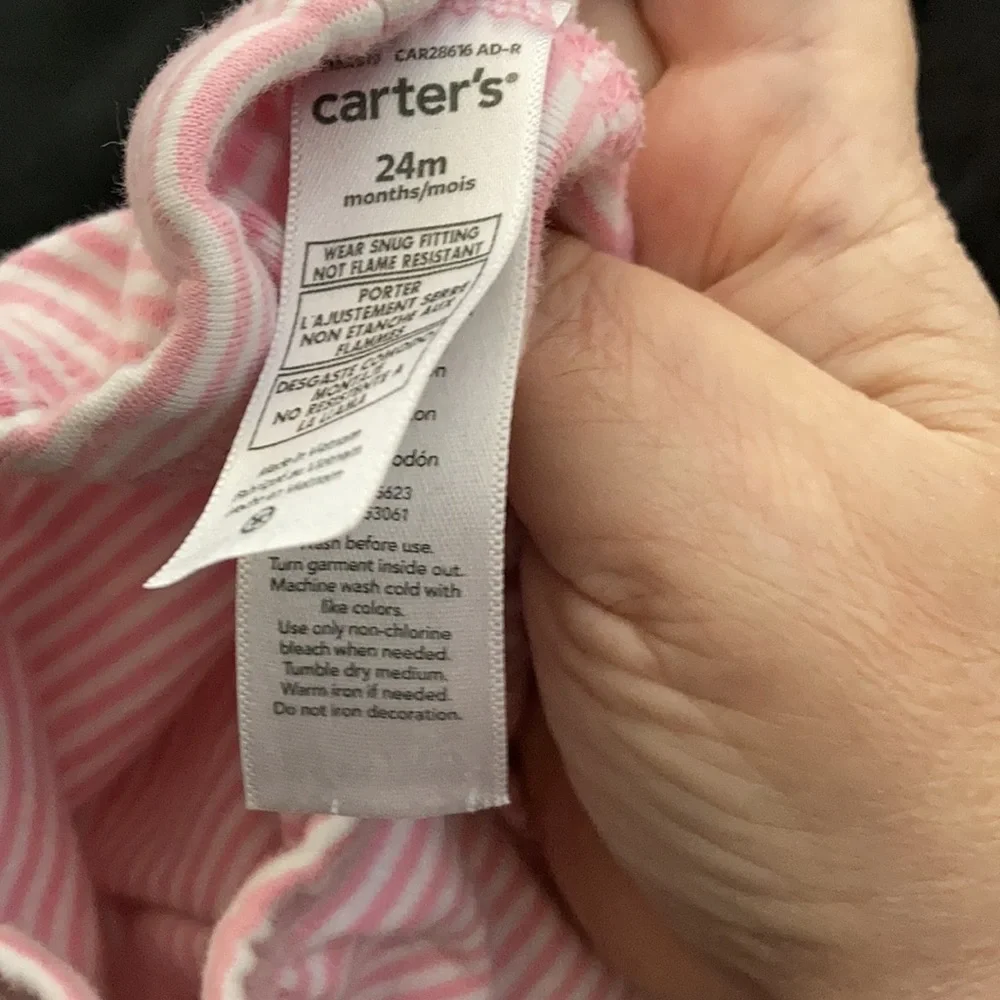 Carters infant sleep slacks 24 months